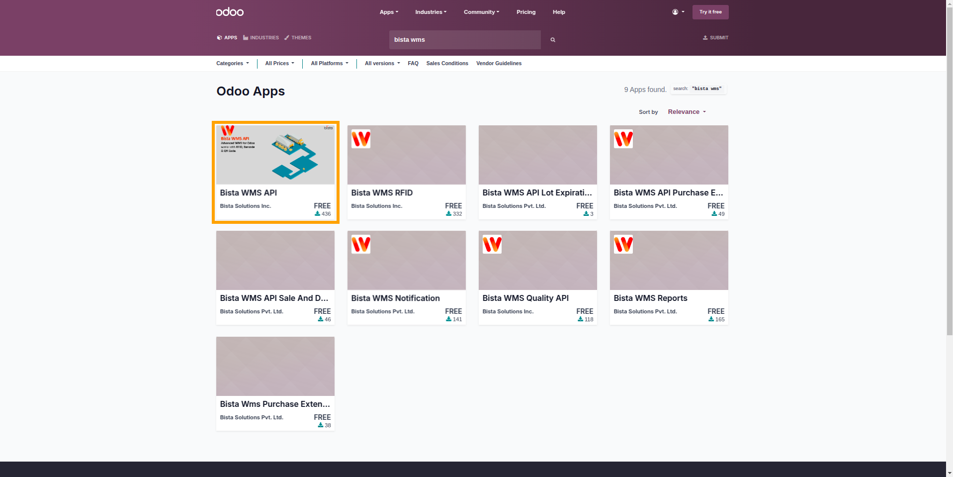 Odoo App Store